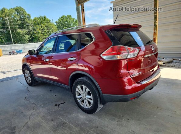 KNMAT2MT9GP651866 2016 NISSAN ROGUE Red Հետևի ձախ