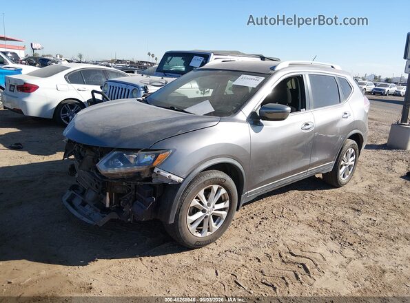 KNMAT2MT9GP687363 2016 NISSAN ROGUE Gray Front left