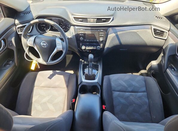 KNMAT2MT9GP727165 2016 NISSAN ROGUE Red წინა პანელის ხედი