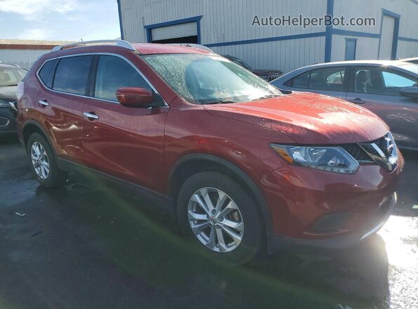 KNMAT2MT9GP727165 2016 NISSAN ROGUE Red წინა მარჯვენა