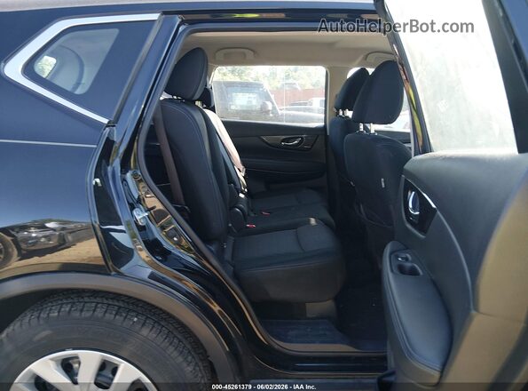 KNMAT2MT9HP521765 2017 NISSAN ROGUE Black Widok naklejki z numerem VIN