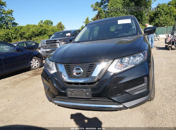 KNMAT2MT9HP521765 2017 NISSAN ROGUE Black Widok wnętrza z tyłu