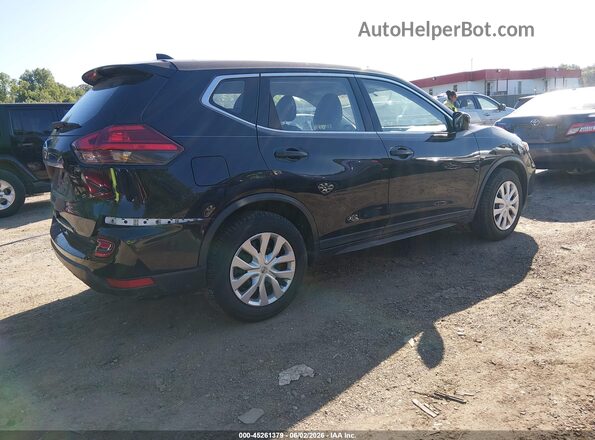 KNMAT2MT9HP521765 2017 NISSAN ROGUE Black Tył prawy