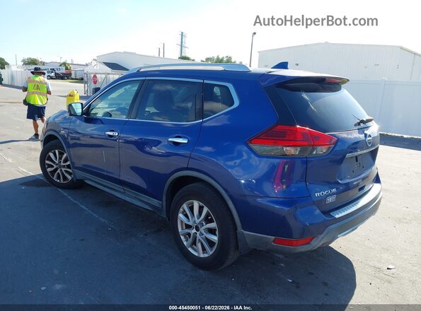 KNMAT2MT9HP534855 2017 NISSAN ROGUE Blue Հետևի ձախ