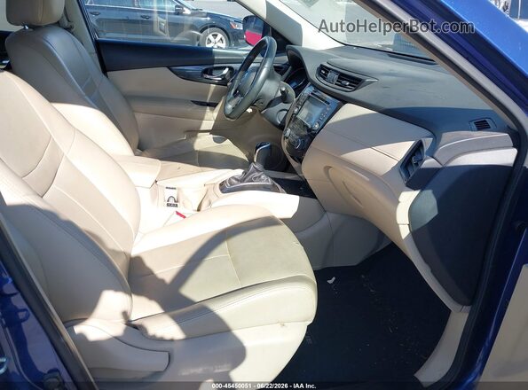 KNMAT2MT9HP534855 2017 NISSAN ROGUE Blue Սալոնի դիմացի տեսք