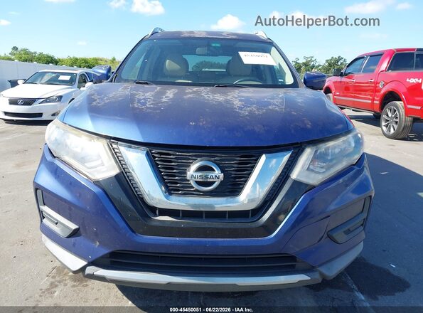 KNMAT2MT9HP534855 2017 NISSAN ROGUE Blue Սարքավորումների վահանակի տեսք