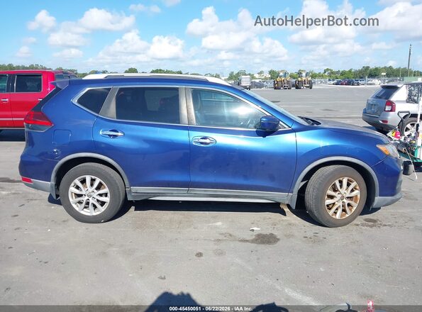 KNMAT2MT9HP534855 2017 NISSAN ROGUE Blue Սալոնի հետևի տեսք