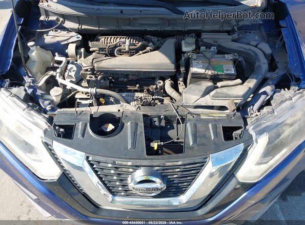 KNMAT2MT9HP534855 2017 NISSAN ROGUE Blue Հետևի տեսք