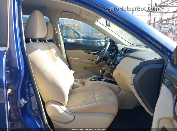 KNMAT2MT9HP600126 2017 NISSAN ROGUE Dark Blue Widok wnętrza z przodu