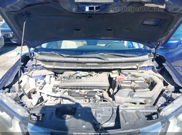 KNMAT2MT9HP600126 2017 NISSAN ROGUE Dark Blue Widok z tyłu