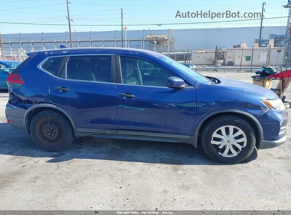KNMAT2MT9HP600126 2017 NISSAN ROGUE Dark Blue Widok wnętrza z tyłu