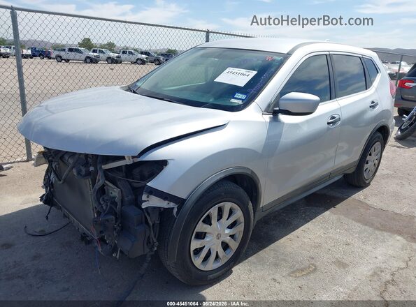 KNMAT2MT9JP558241 2018 NISSAN ROGUE Silver Przód lewy