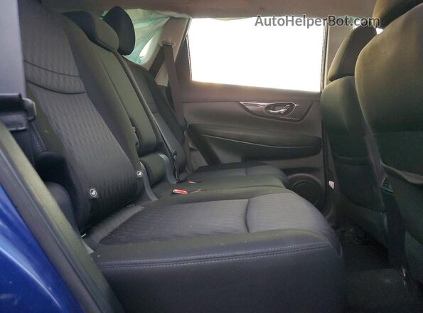 KNMAT2MT9KP520414 2019 NISSAN ROGUE Blue Հետևի նստատեղերի տեսք