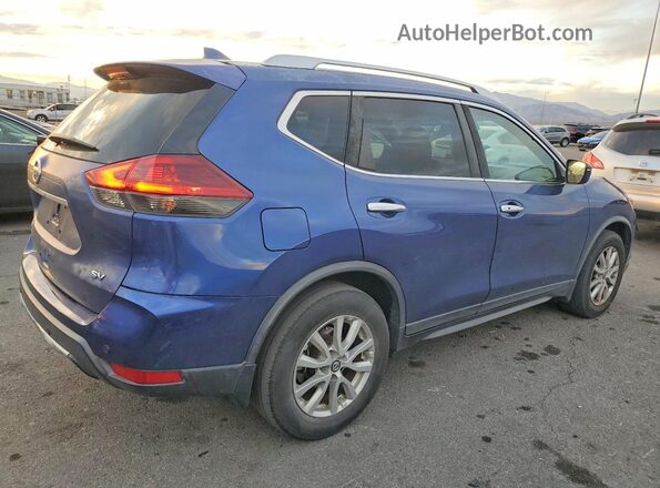KNMAT2MT9KP520414 2019 NISSAN ROGUE Blue Հետևի աջ