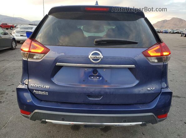 KNMAT2MT9KP520414 2019 NISSAN ROGUE Blue Հետևի տեսք