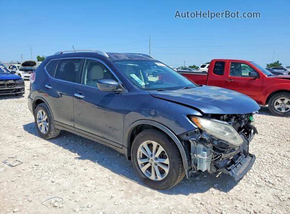 KNMAT2MTXGP599227 2016 NISSAN ROGUE Blue 