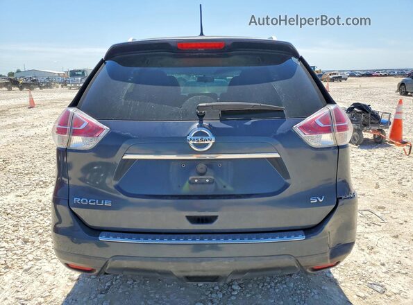 KNMAT2MTXGP599227 2016 NISSAN ROGUE Blue 