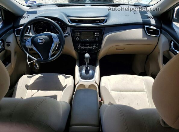 KNMAT2MTXGP599227 2016 NISSAN ROGUE Blue 