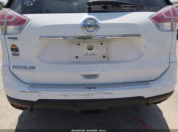KNMAT2MTXGP649057 2016 NISSAN ROGUE White Դիմացի տեսք