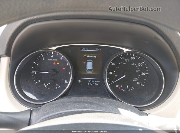 KNMAT2MTXGP649057 2016 NISSAN ROGUE White Հետևի նստատեղերի տեսք