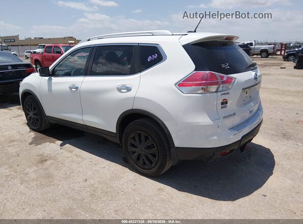 KNMAT2MTXGP649057 2016 NISSAN ROGUE White Հետևի ձախ