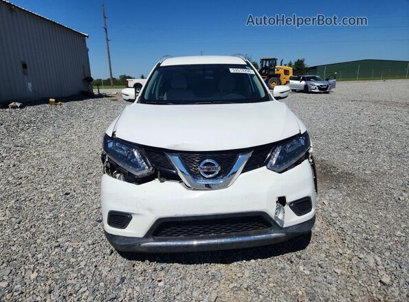 KNMAT2MTXGP666733 2016 NISSAN ROGUE White 