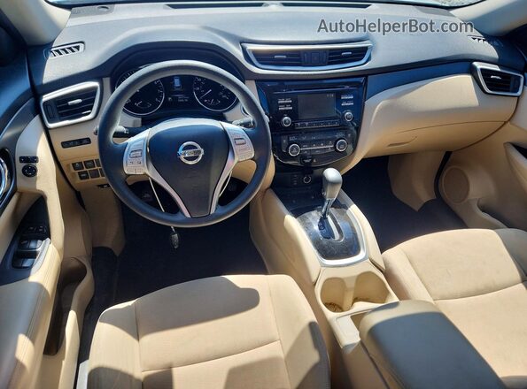 KNMAT2MTXGP666733 2016 NISSAN ROGUE White 