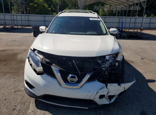 KNMAT2MTXGP728017 2016 NISSAN ROGUE Белый Вид спереди