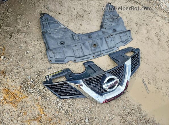 KNMAT2MTXGP736490 2016 NISSAN ROGUE Silver Vista de la etiqueta del VIN