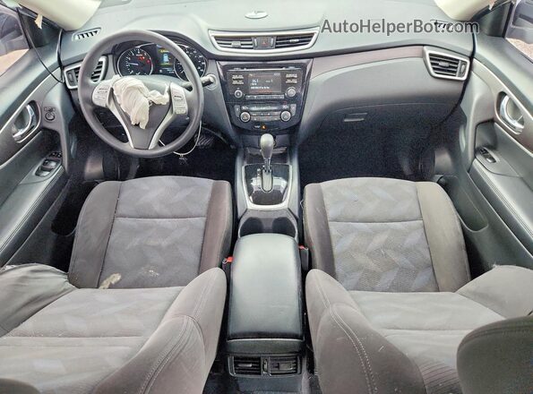 KNMAT2MTXGP736490 2016 NISSAN ROGUE Silver Vista del salpicadero