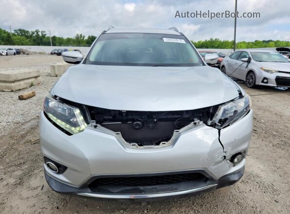 KNMAT2MTXGP736490 2016 NISSAN ROGUE Silver Vista frontal