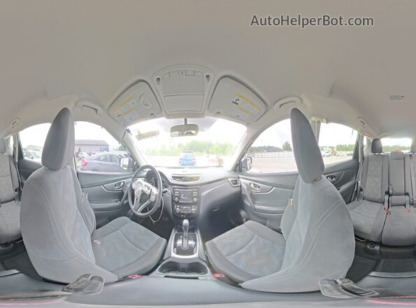 KNMAT2MTXGP736490 2016 NISSAN ROGUE Silver 