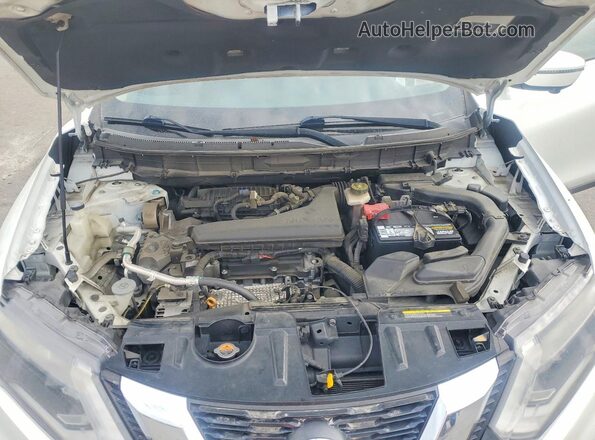 KNMAT2MTXHP521614 2017 NISSAN ROGUE White უკანა სალონის ხედი