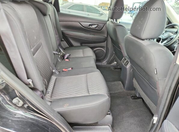 KNMAT2MTXJP545594 2018 NISSAN ROGUE Black Հետևի նստատեղերի տեսք