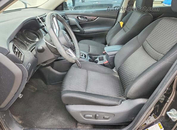 KNMAT2MTXJP545594 2018 NISSAN ROGUE Black Սալոնի դիմացի տեսք