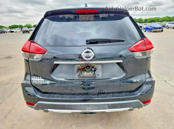KNMAT2MTXJP545594 2018 NISSAN ROGUE Black Հետևի տեսք