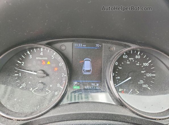 KNMAT2MTXJP545594 2018 NISSAN ROGUE Black Սարքավորումների վահանակի տեսք