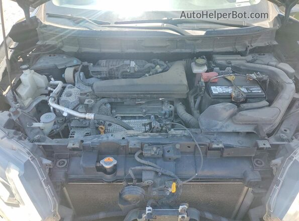 KNMAT2MTXJP548236 2018 NISSAN ROGUE Black Շարժիչի բաժամունքի տեսք