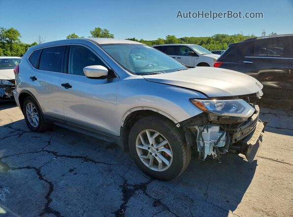 KNMAT2MTXJP602554 2018 NISSAN ROGUE Silver Delantero derecho