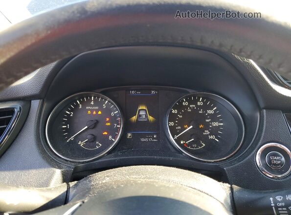 KNMAT2MTXLP513473 2020 NISSAN ROGUE Gray Вид щитка приладів