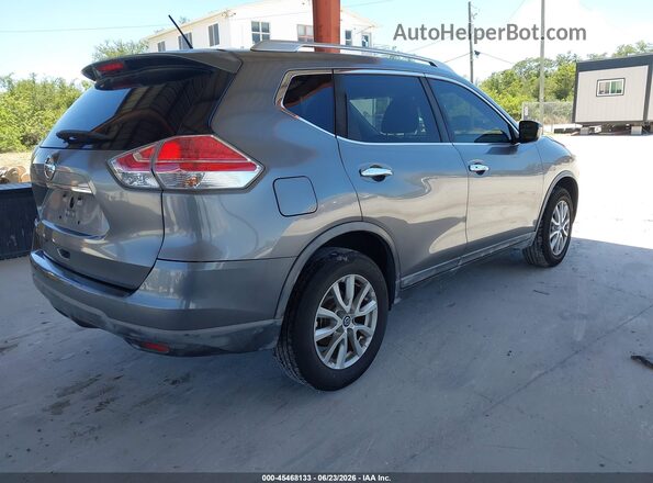KNMAT2MV0GP639171 2016 NISSAN ROGUE Gray Trasero derecho