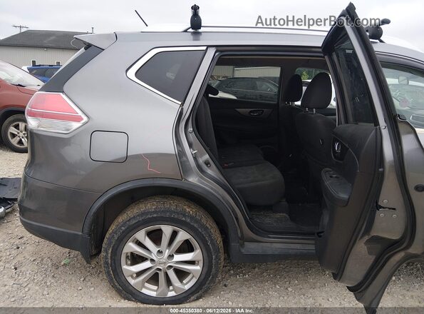 KNMAT2MV0GP680609 2016 NISSAN ROGUE Gray Вид наклейки з VIN-кодом