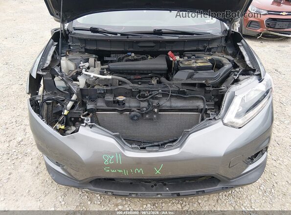 KNMAT2MV0GP680609 2016 NISSAN ROGUE Gray Вид ззаду