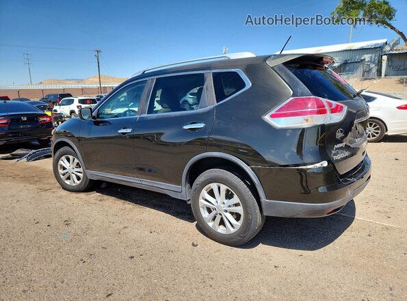 KNMAT2MV0GP685048 2016 NISSAN ROGUE Brown Задня ліва чверть