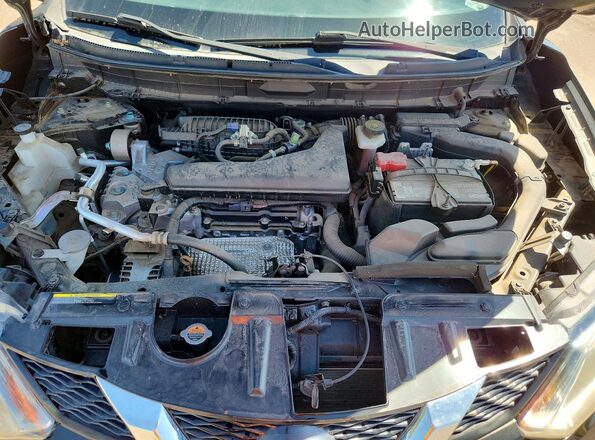 KNMAT2MV0GP685048 2016 NISSAN ROGUE Brown Вид задньої частини салону