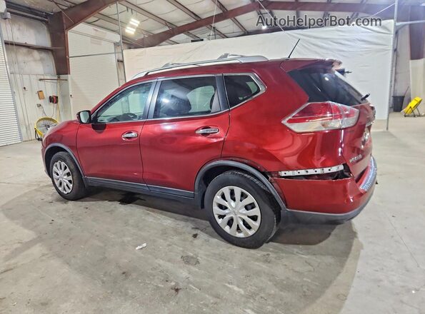 KNMAT2MV0GP703337 2016 NISSAN ROGUE Red Հետևի ձախ