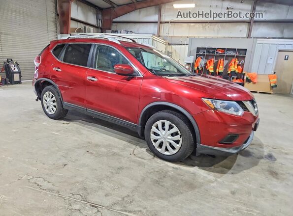 KNMAT2MV0GP703337 2016 NISSAN ROGUE Red Առջևի աջ