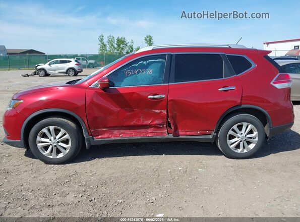 KNMAT2MV0GP713284 2016 NISSAN ROGUE Red 360 interior view