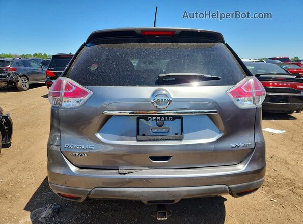 KNMAT2MV0GP724561 2016 NISSAN ROGUE Gray Rear view