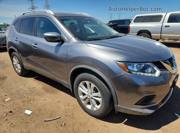 KNMAT2MV0GP724561 2016 NISSAN ROGUE Gray Front right